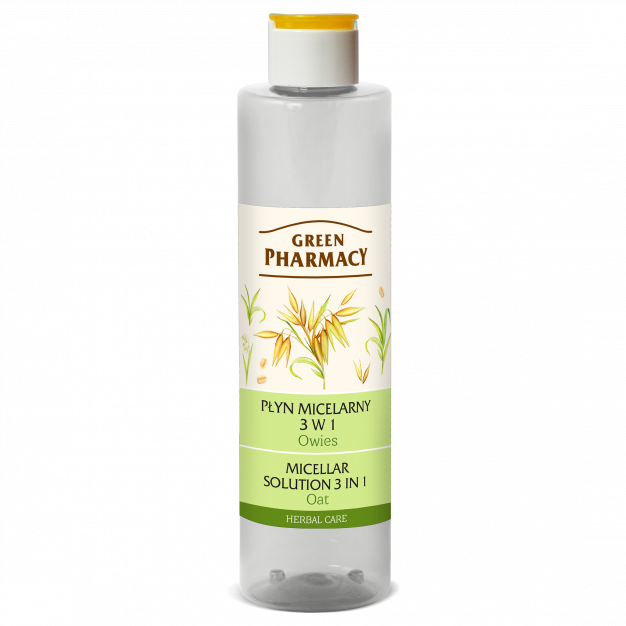 Green Pharmacy Natural Micellar Water Make Removal 3in1 with Oats 250ml