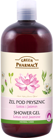 Green Pharmacy Natural Shower Gel with Lotos and Jasmine 500ml