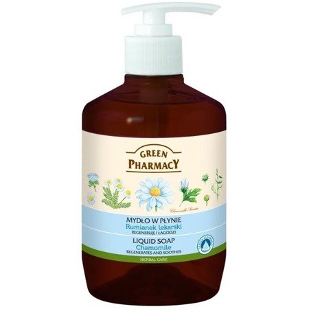 Green Pharmacy Regenerating and Soothing Liquid Soap with Chamomile 465ml