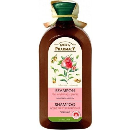 Green Pharmacy Shampoo for Dry Hair with Argan Oil and Pomegranate 350ml