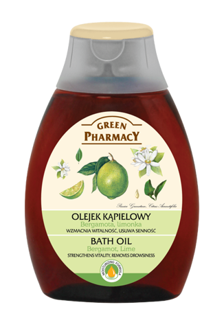 Green Pharmacy Strengthening Vitality Bath Oil with Bergamot and Lime 250ml