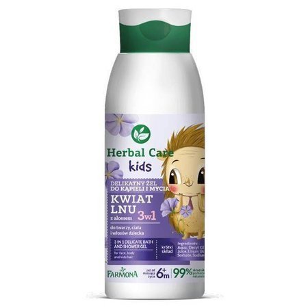 Herbal Care Kids 3in1 Delicate Bath and Shower Gel for Children 400ml