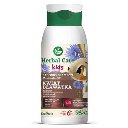 Herbal Care Kids Mild Micellar Shampoo with Aloe Vera for Delicate Hair 300ml