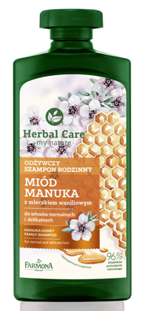 Herbal Care Nourishing Shampoo for Normal and Delicate Hair Manuka Honey 500ml