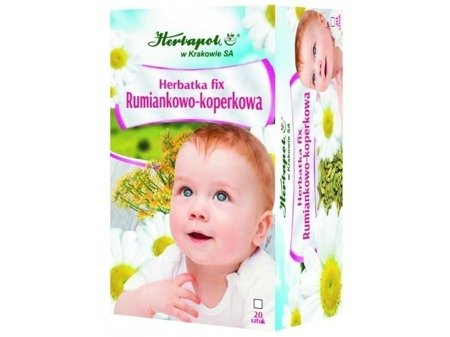 Herbapol Chamomile and Dill Tea Fix for Children and Babies 20 Pieces
