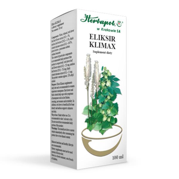 Herbapol Elixir Klimax for Women with Menopause with Red Clover 100ml