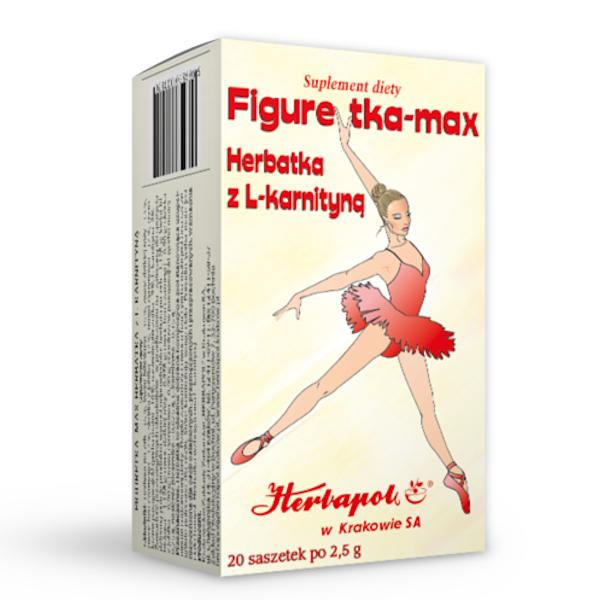 Herbapol Figuretka Max Tea with L-Carnitine Lilac and Yerba Mate 20x2.5g