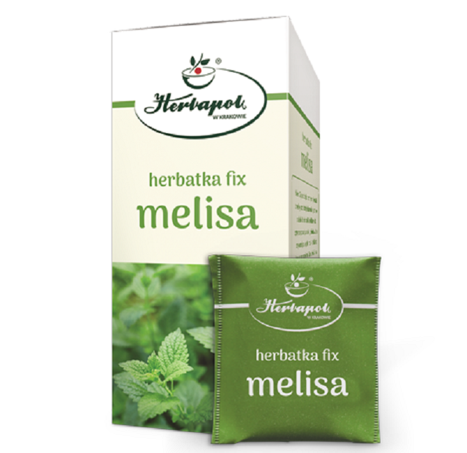 Herbapol Fix Lemon Balm Tea for Relaxation and Sleep 20x1.5g