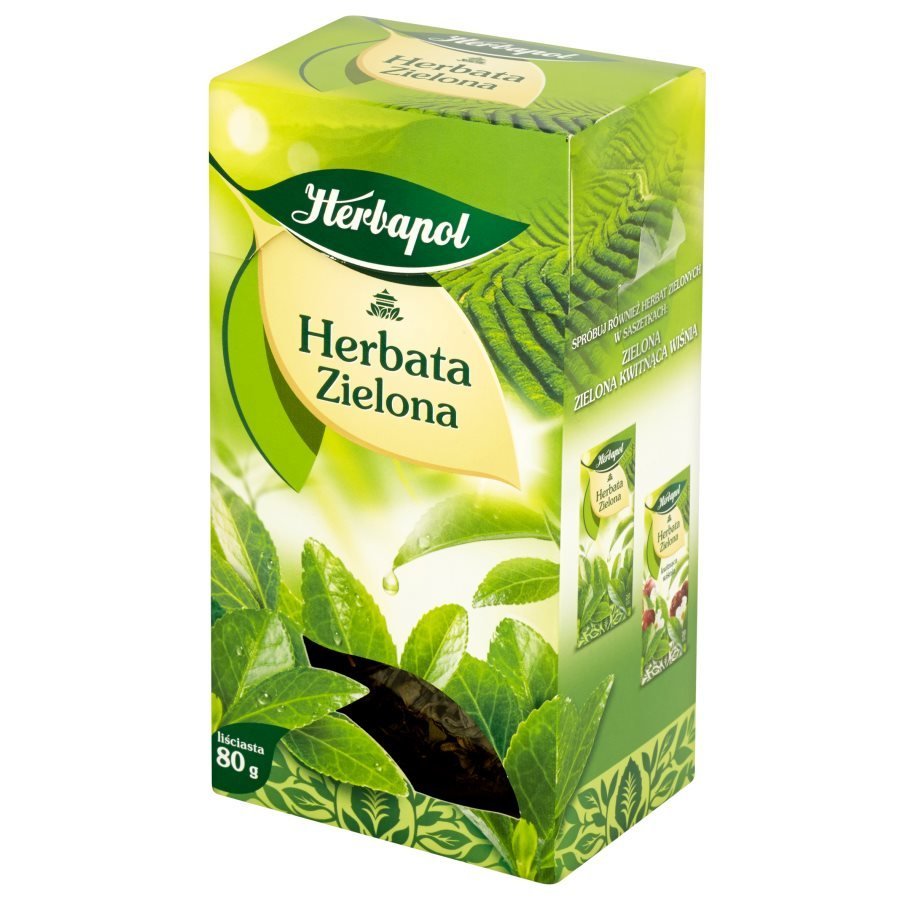 Herbapol Natural Green Tea Facilitating Fat Burning against Free Radicals 80g