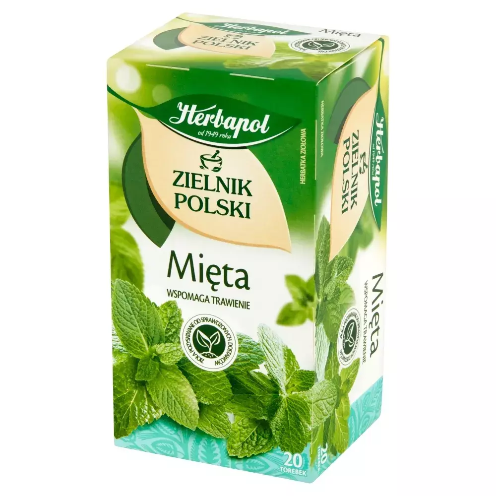 Herbapol Polish Herbarium Mint Tea for Digestive System and Relaxation 40g