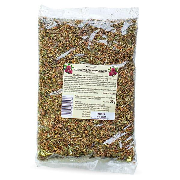 Herbapol Red Clover Flower Herbal Tea for Menopause Symptoms and Blood Pressure 50g