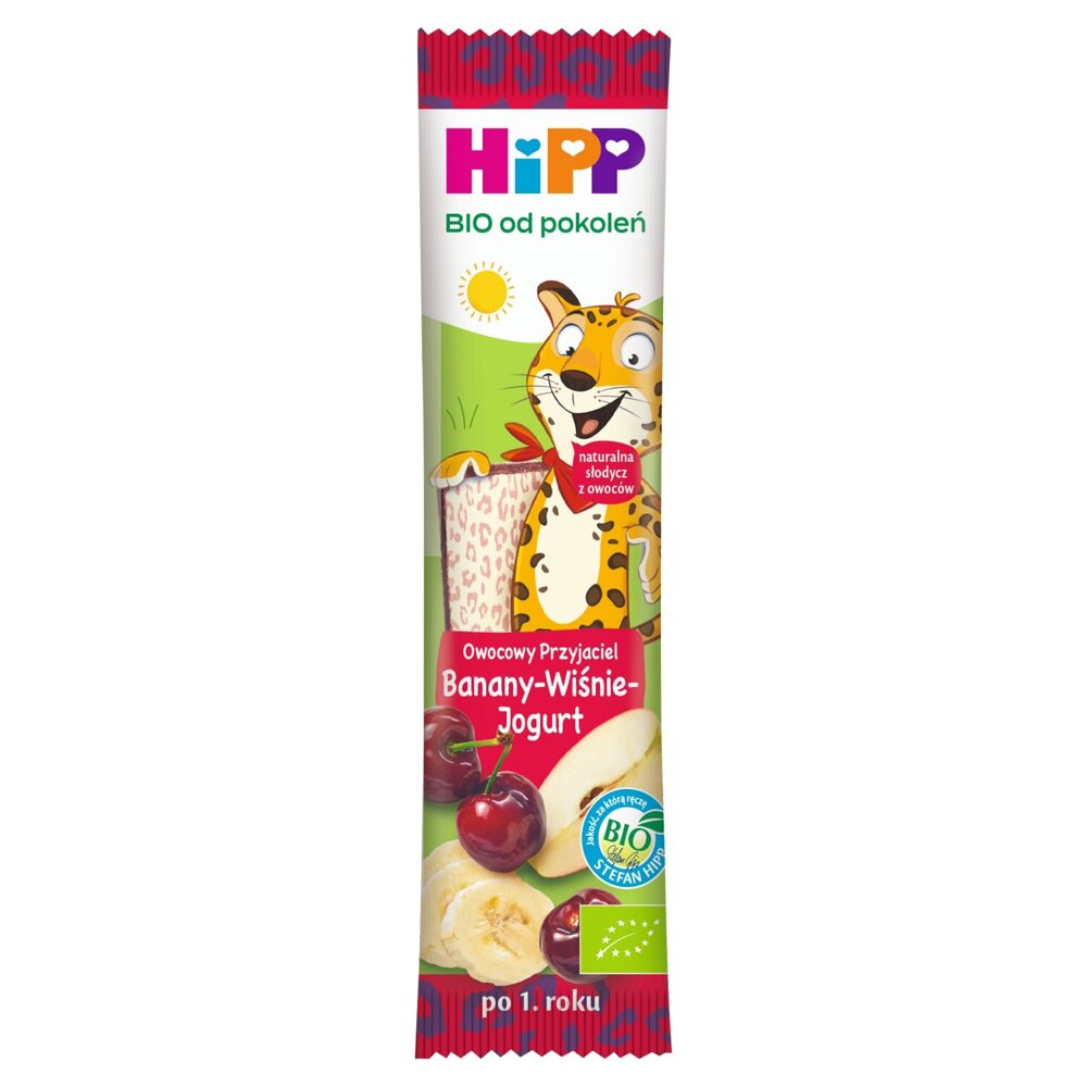 Hipp Bio Fruit Friend Bar with Bananas Cherries and Yoghurt for Children 23g