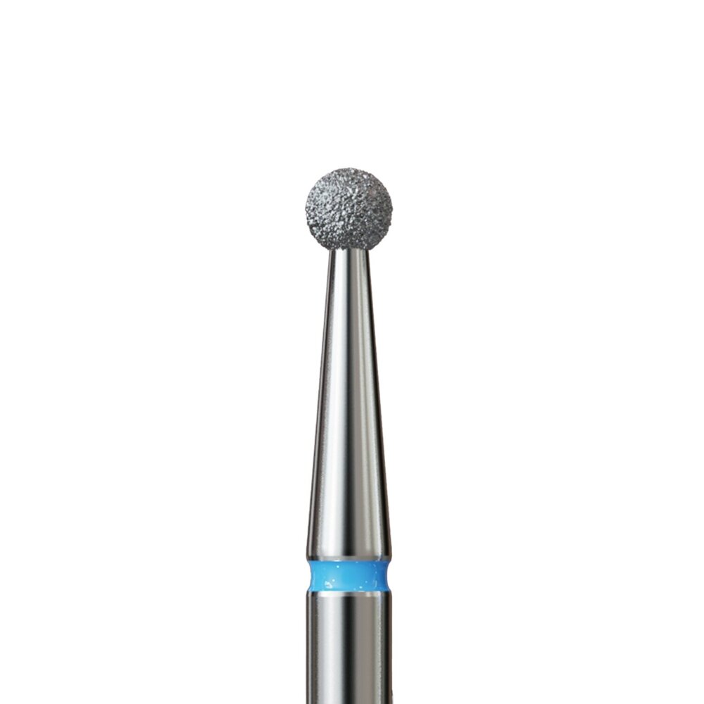 IQ Nails Diamond Nail Drill Bit Ball Shaped Medium Fine 2.1mm Abrasive Cuticle Removal 001.524.021 1 Piece