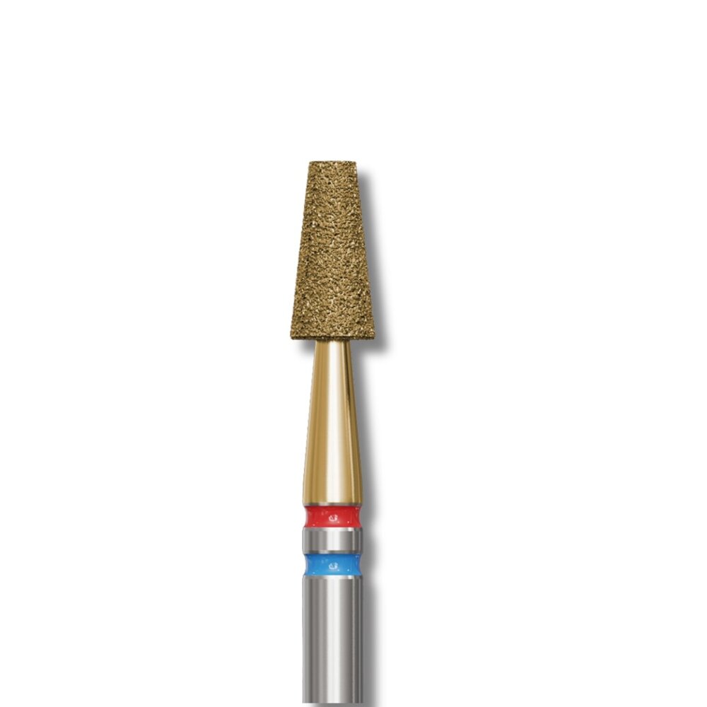 IQ Nails Diamond Nail Drill Bit DuoFrez Truncated Cone Fine/Standard 3.1mm ZRN Coating Manicure Pedicure 171.FM.031Z 1 Piece