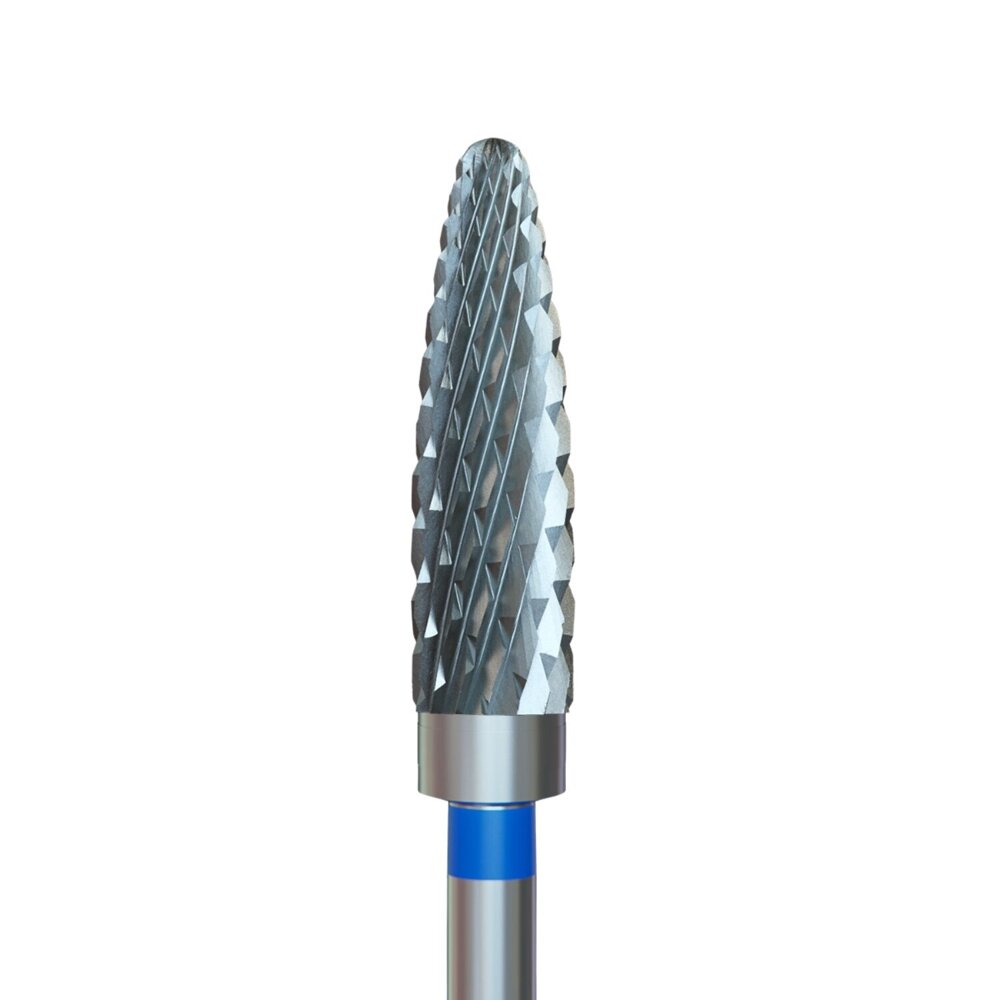 IQ Nails Tungsten Carbide Nail Drill Bit Cone Shape Standard Crosscut 4mm for Manicure and Pedicure 292.190.040 1 Piece