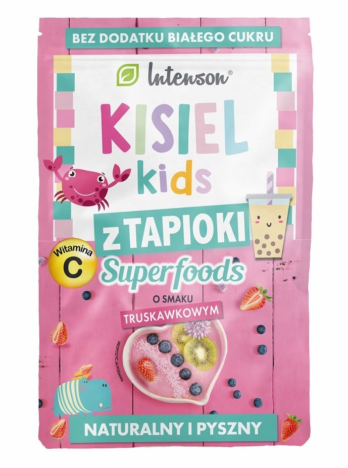 Intenson SuperFoods Kissel Kids with Tapioca Strawberry Flavoured 30g