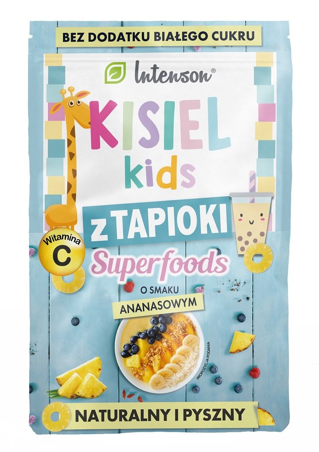 Intenson SuperFoods Kissel Kids with Tapioca and Pineapple Flavour 30g