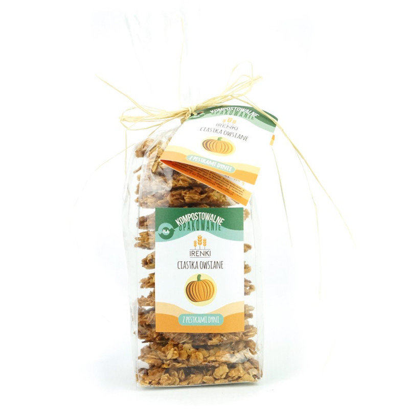 Irenki Natural Oat Cookies with Pumpkin Seeds without Flour and Preservatives 175g