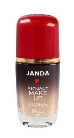 Janda Long Lasting Foundation Covering Imperfections Light Beige 01 30ml