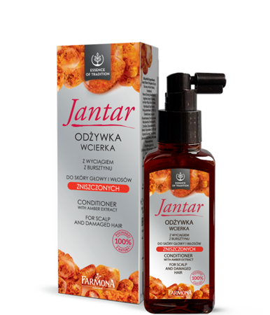 Jantar Hair Conditioner with Amber Extract for Scalp and Damaged Hair 100ml