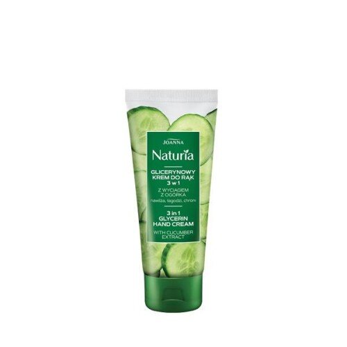 Joanna Naturia 3in1 Glycerine Hand Cream with Cucumber and Glycerine Extract 100g