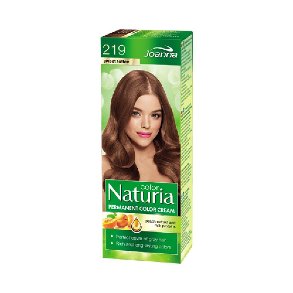 Joanna Naturia Color Hair Dye with Milk Proteins 219 Sweet Toffee 100ml