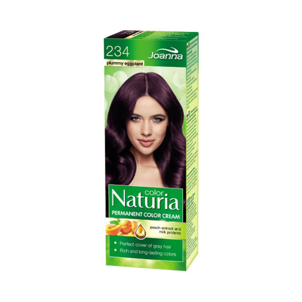 Joanna Naturia Color Hair Dye with Milk Proteins 234 Plum Eggplant 100ml