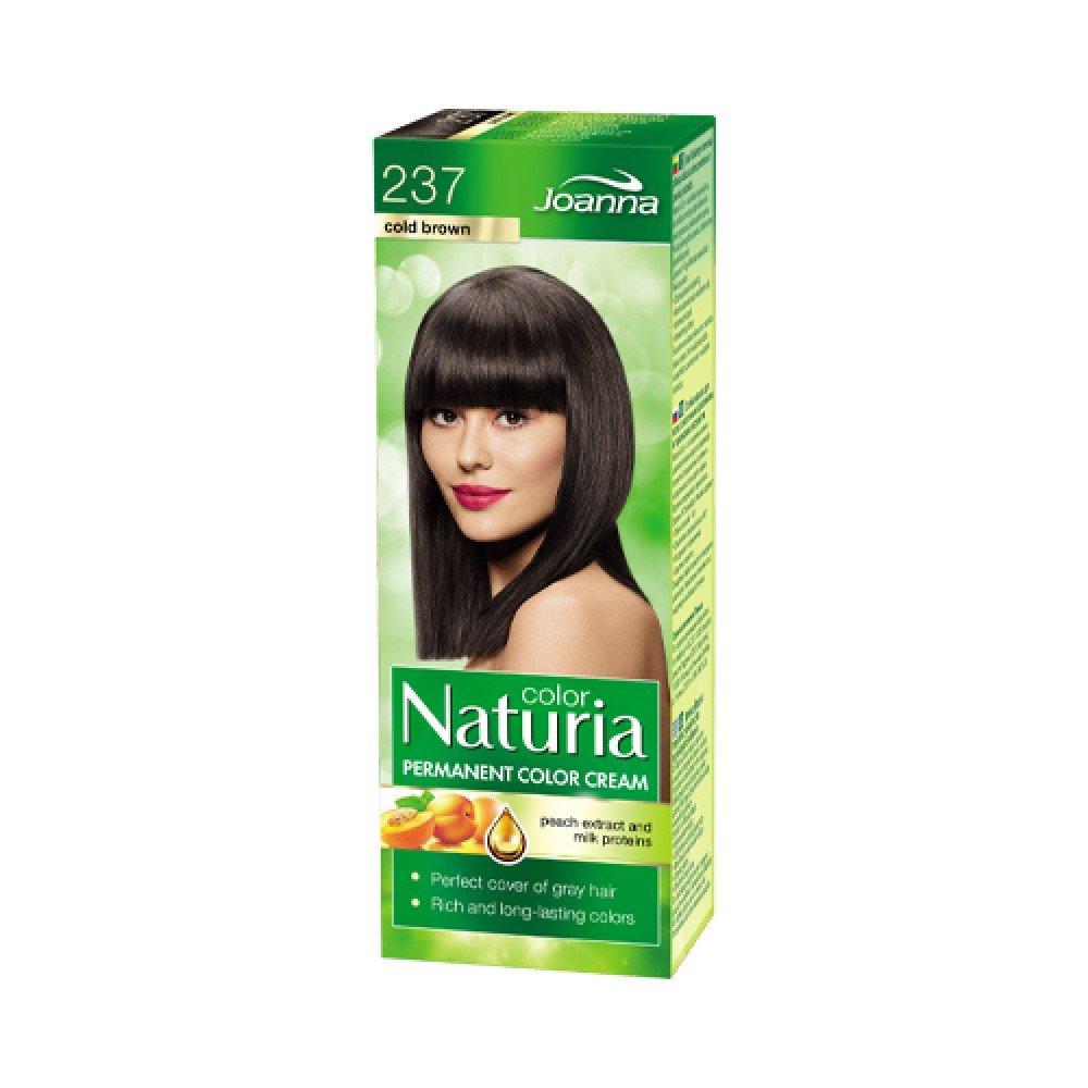 Joanna Naturia Color Hair Dye with Milk Proteins 237 Cool Brown 100ml