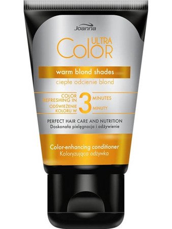 Joanna Ultra Color System Coloring Hair Conditioner for Warm Blond Shades 100ml