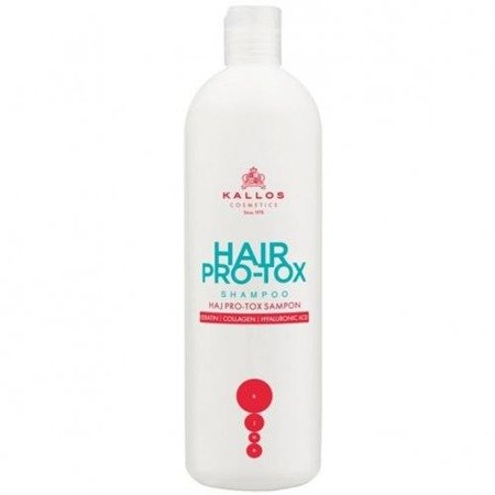 Kallos Hair Pro-Tox Hair Shampoo Keratin Collagen and Hyaluronic Acid 500ml