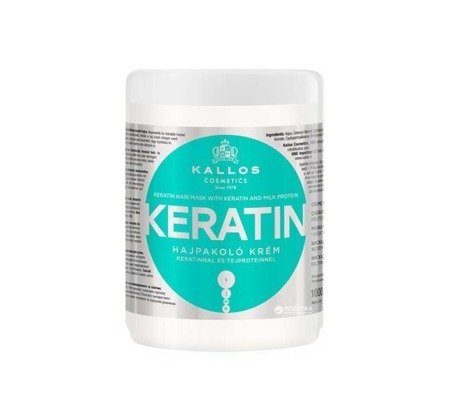 Kallos KJMN Hair Mask with Keratin Facilitates Hair Straightening KERATIN 1000ML