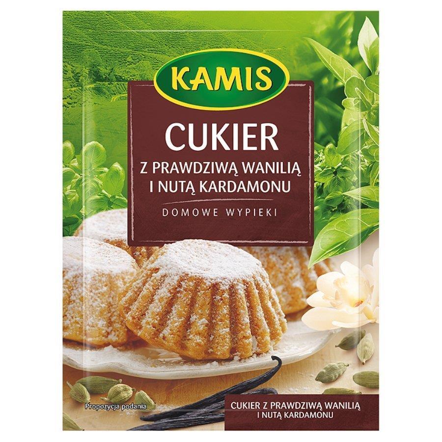 Kamis Homemade Pastries Sugar with Real Vanilla and Cardamom for Cakes Desserts and Creams 20g