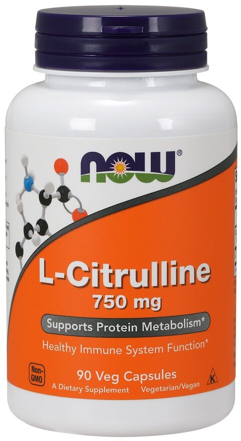 L-Citrulline, 750mg - 90 vcaps