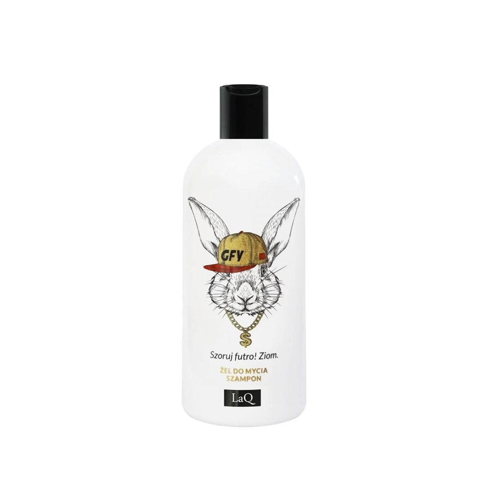 LaQ Wash Gel & Shampoo 2in1 Bunny with Woody and Spicy Scent 300ml