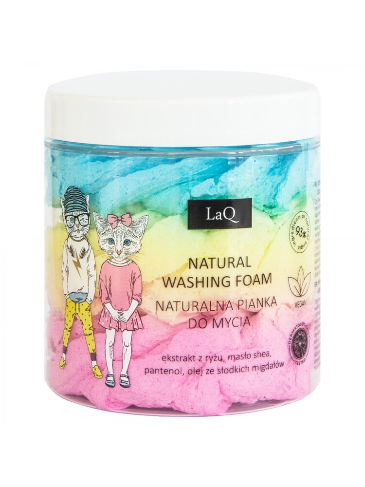 LaQ Washing Foam for Children 3-Color Bubble Gum 100g