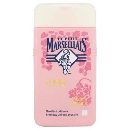 Le Petit Marseillais Moisturizing Nourishing Creamy Shower Gel with Raspberry and Peony 250ml
