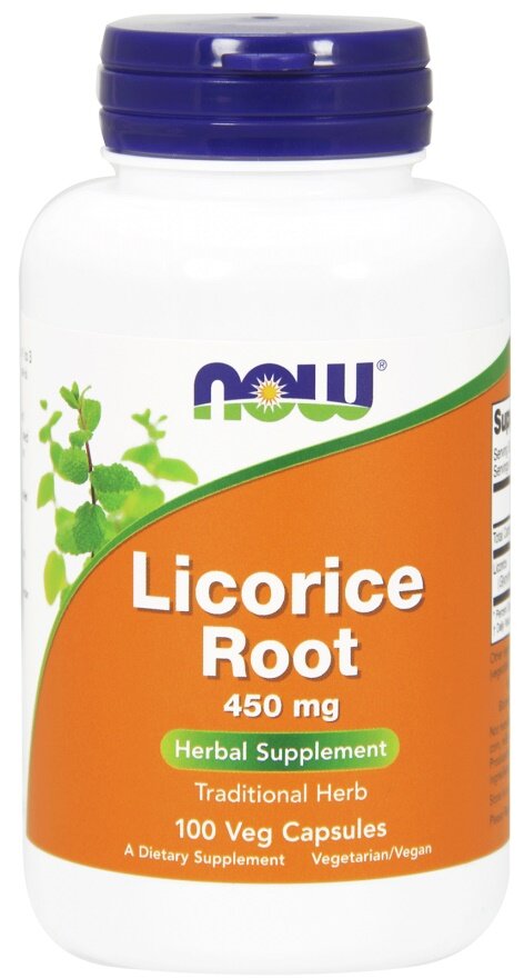 Licorice Root, 450mg - 100 vcaps