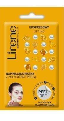 Lirene Dermo Program Peel Off Esprescent Lifting Mask with24k Gold and Pearl 10g