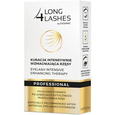 Long 4 Lashes Professional Eyelash Intensive Enhancing Therapy after Artificial Extention 3ml