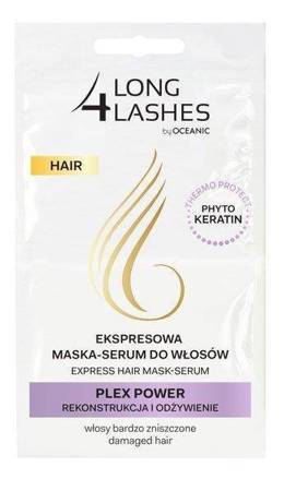 Long4Lashes Express Mask Hair Serum With Phytokeratin Plex Power 2x6ml 
