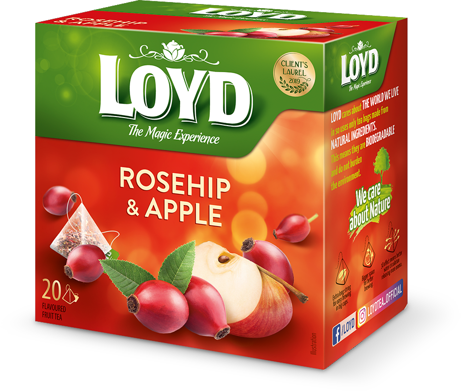 Loyd The Magic Experience Herbal-Fruit Tea with Rosehip and Apple 20x2g