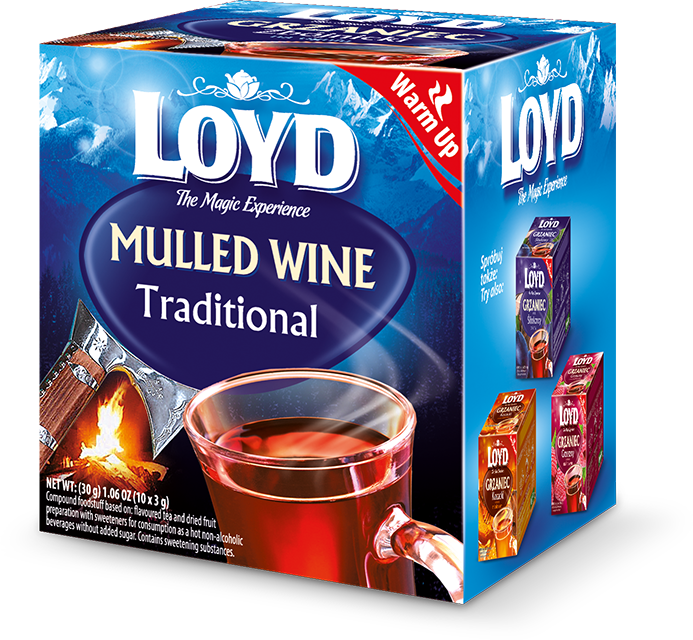 Loyd The Magic Experience Mulled Wine Traditional Tea with Ginger 10x3g