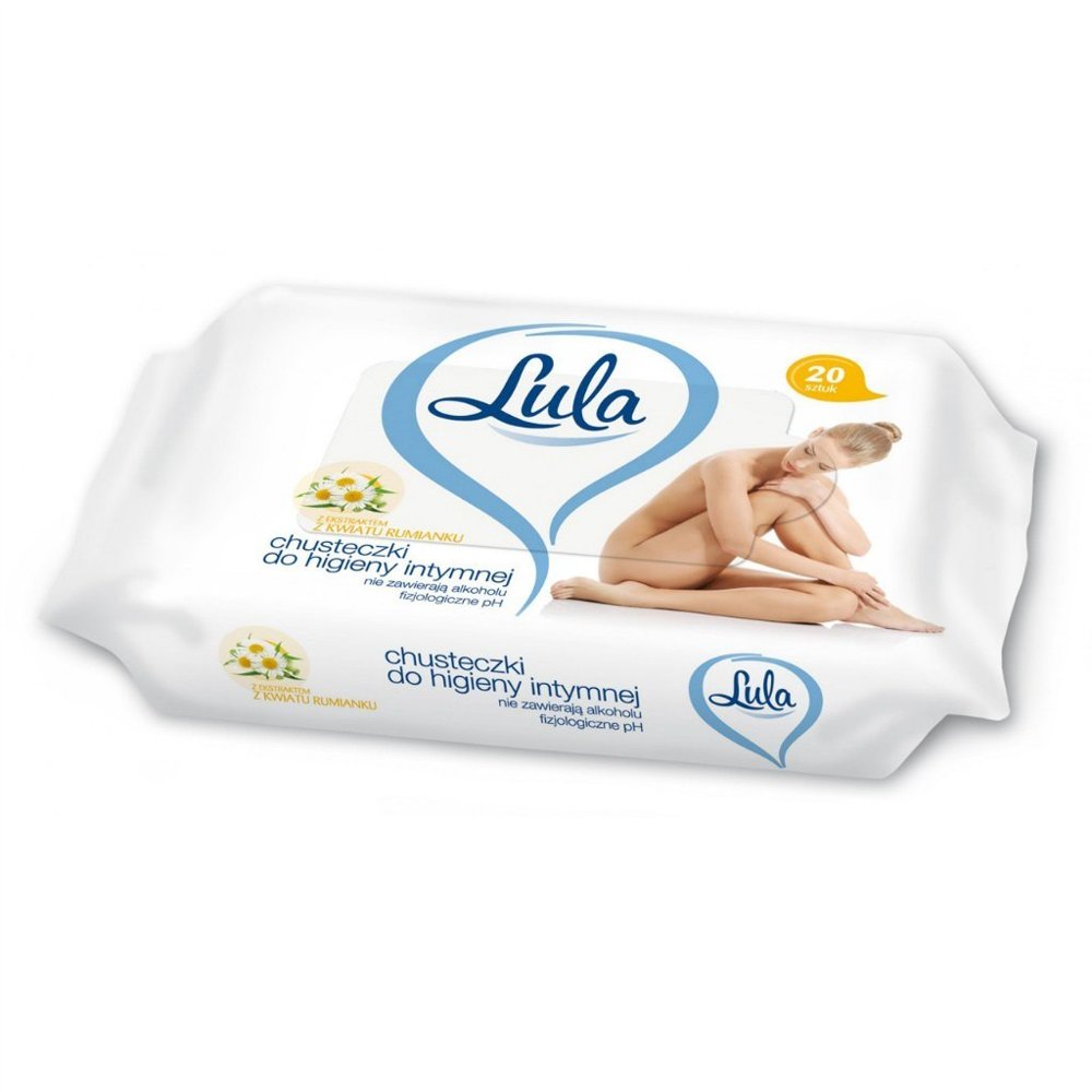 Lula Intimate Hygiene Wipes with Camomile Flower Extract 20 Pieces