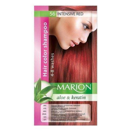 Marion - Szampon koloryzujący 4-8 myć nr 56 Intensive Red 40ml