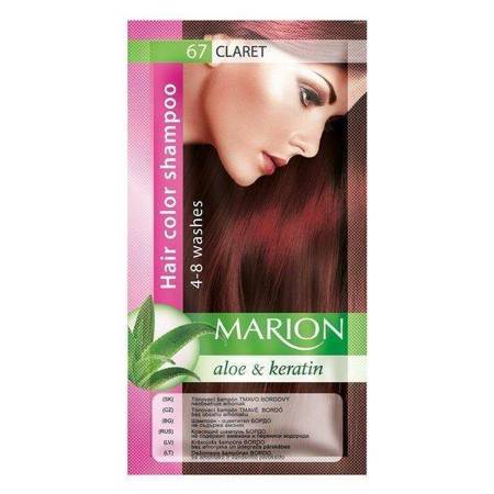 Marion - Szampon koloryzujący 4-8 myć nr 67 Claret 40ml