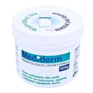 Mediderm Eczema Psoriasis Cream Atopic Dermatitis Oiling Free Parabens 500g