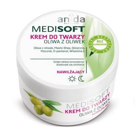 Medisoft Moisturizing Face Cream with Olive Oil and Shea Butter 100ml
