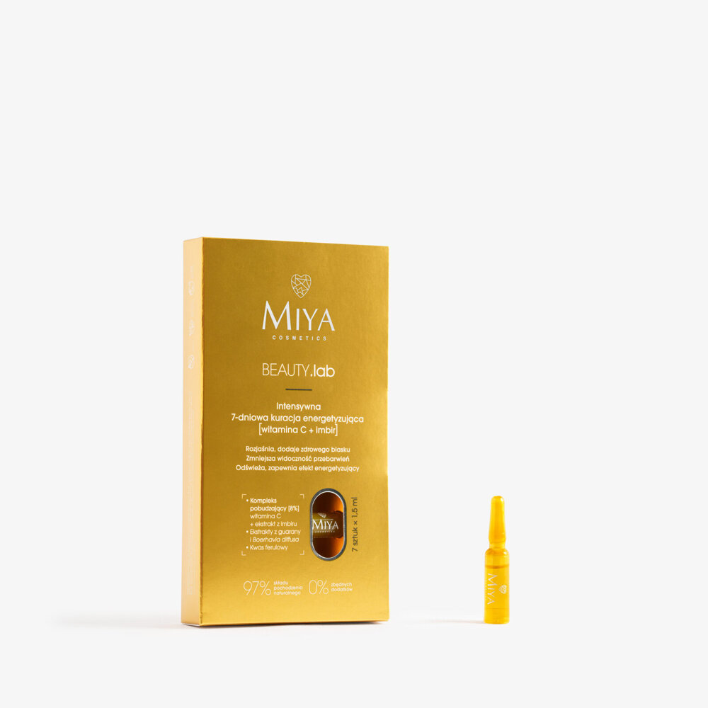 Miya BeautyLab Intensive 7-Day Energizing Treatment Vitamin C + Ginger 7x1.5ml