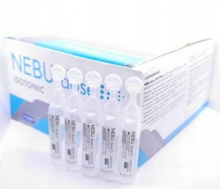 Nebu-Dose Isotonic Salinea Fluid for Inhalation of the Respiratory Tract 1 Ampoule x 5ml
