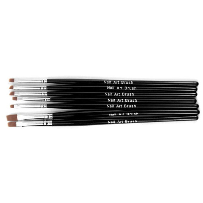 NeoNail Acrylic Gel and Makeup Synthetic Brushes 7pcs